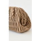 Women's Beige Glove Bag