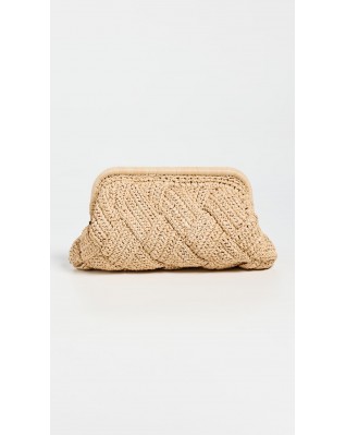 Women's Natural Frame Clutch