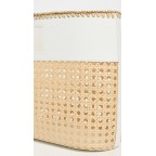 Women's Natural/White Tote Bag