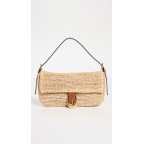 Women's Raffia Natural/Tan Shoulder Bag