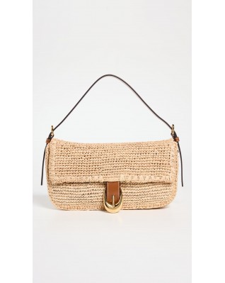 Women's Raffia Natural/Tan Shoulder Bag