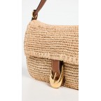 Women's Raffia Natural/Tan Shoulder Bag