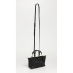 Women's black messenger bag