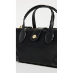 Women's black messenger bag