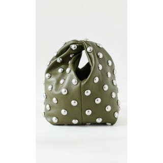 Women's dark green handbag