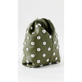 Women's dark green handbag